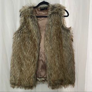 RACHEL ZOE Faux Fur Vest